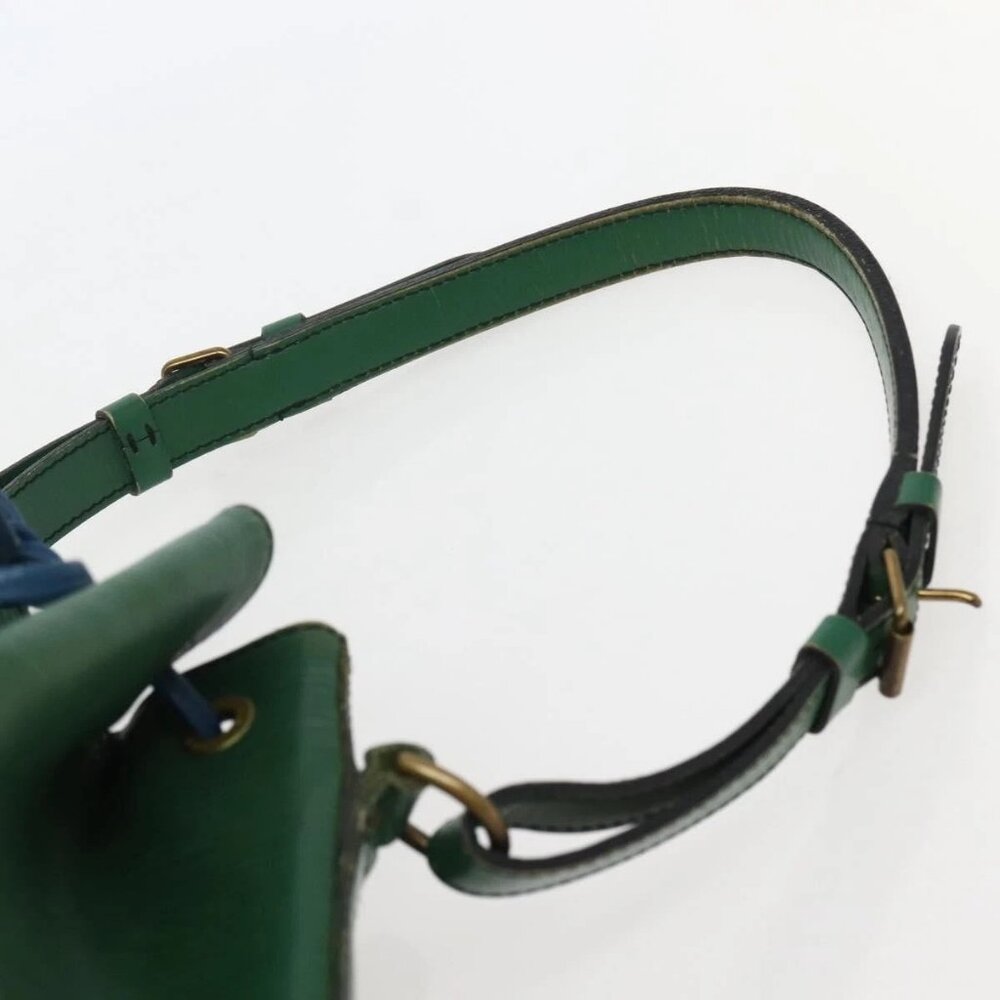 LOUIS VUITTON Epi Noe Shoulder Bag Bicolor Green Blue M44044 LV Auth 142714 - Picture 9 of 16
